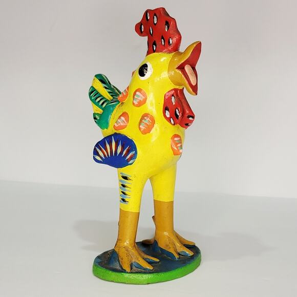 Original_GERARDO ORTEGA_Vintage Clay Rooster_Mexican Folk Art 7" - Picture 1 of 6
